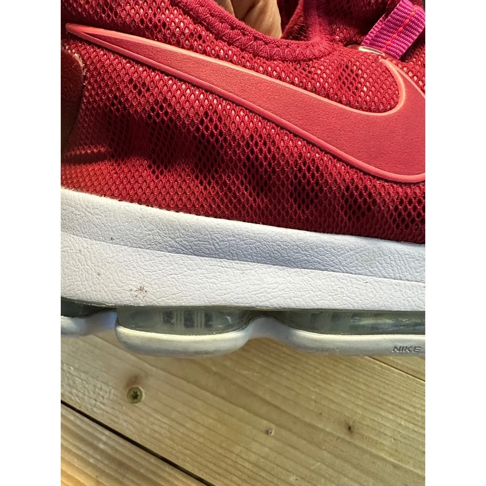 Nike KD 9 Red University Red Basketball Shoes Kids Size‎ 7Y